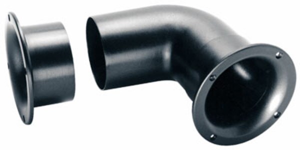Main product image for Visaton BR 25.50 Angled Speaker Cabinet Port Tube 3” ID x 10” L Flared292-772